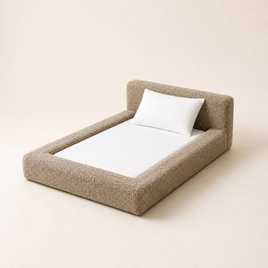 Mini Cloud Bed - Taupe Boucle