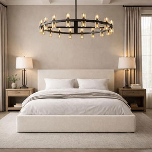 Cream Boucle Milos Bed